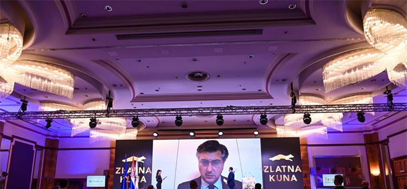 Plenković na dodjeli Zlatne kune: Ovo priznanje potvrđuje vaš uspjeh, požrtvovnost, viziju i želju da budete najbolji